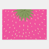 Frucht Erdbeere Geschenkpapier Set (Vorderseite)