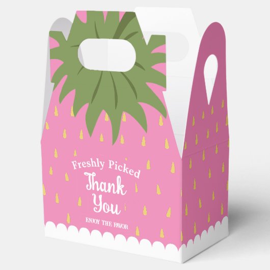 Frucht Erdbeere Geschenkschachtel (Geöffnet)