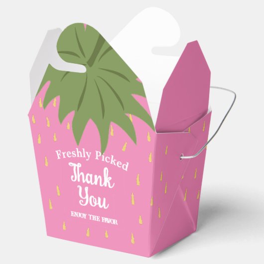 Frucht Erdbeere Geschenkschachtel (Geöffnet)