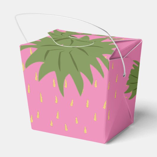 Frucht Erdbeere Geschenkschachtel (Rückseite)