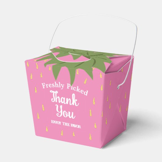 Frucht Erdbeere Geschenkschachtel (Vorderseite)