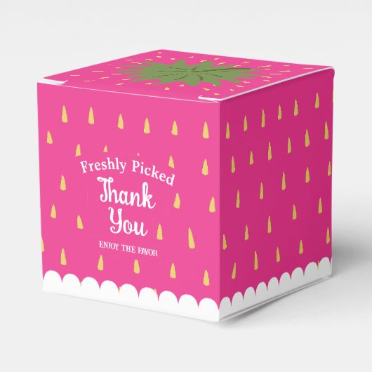 Frucht Erdbeere Geschenkschachtel (Vorderseite)