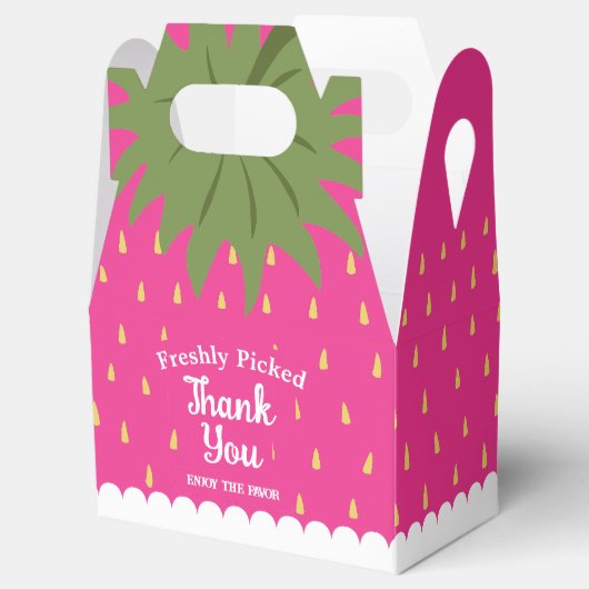 Frucht Erdbeere Geschenkschachtel (Geöffnet)