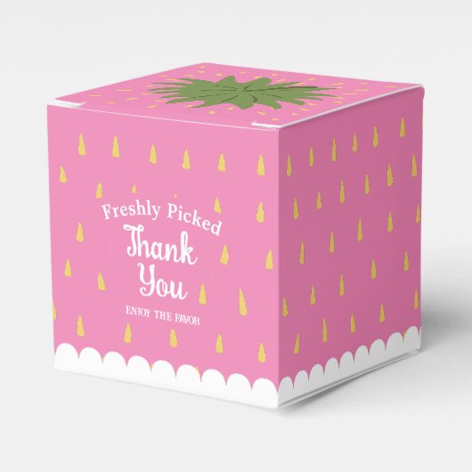 Frucht Erdbeere Geschenkschachtel (Vorderseite)