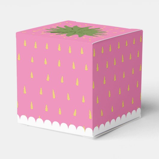 Frucht Erdbeere Geschenkschachtel (Rückseite)