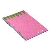 Frucht Erdbeere Notizblock (Rechte Seite)