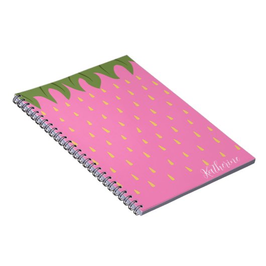 Frucht Erdbeere Notizblock (Rechte Seite)