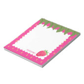 Frucht Erdbeere Notizblock (Rotiert)