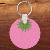 Frucht Erdbeere Schlüsselanhänger (Vorderseite)