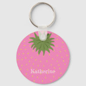 Frucht Erdbeere Schlüsselanhänger (Rückseite)