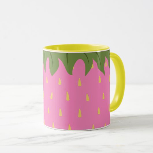 Frucht Erdbeere Tasse (VorderseiteRechts)