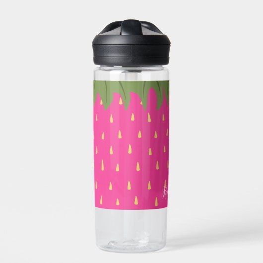 Frucht Erdbeere Trinkflasche (Vorderseite)