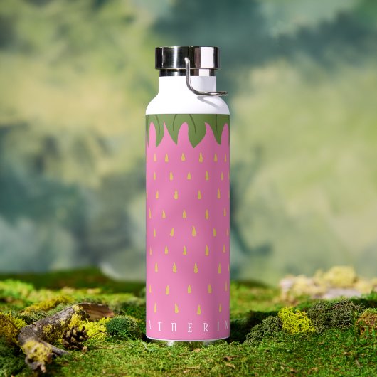Frucht Erdbeere Trinkflasche (Außenbereich)