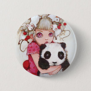 Frucht-Fäserchen-Knopf Button