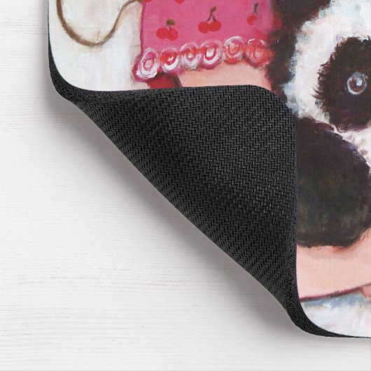 Frucht-Fäserchen Mousepad (Ecke)