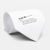 FRUCHT-FLIEGE (Definition) Krawatte (Gerollt)