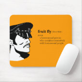 FRUCHT-FLIEGE MOUSEPAD (Mit Mouse)