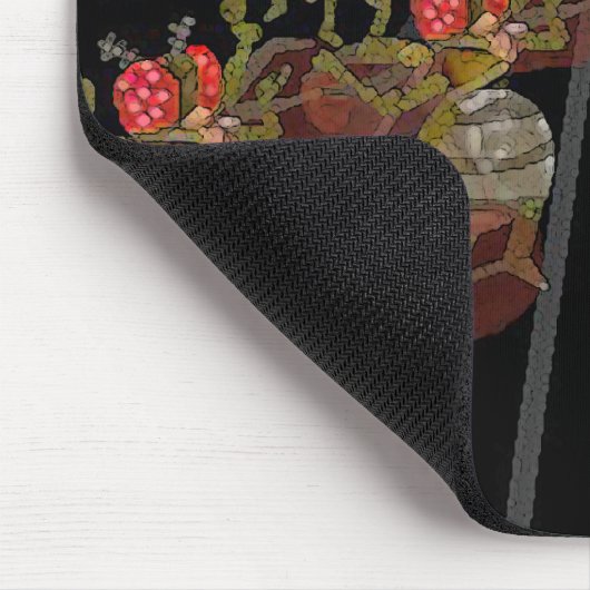 Frucht-Fliegen, die unter den Disco-Ball tanzen Mousepad (Ecke)