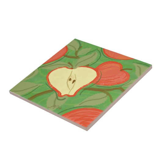 Frucht-Fliese: Apple Fliese (Seite)