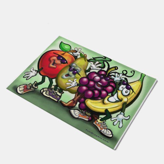 Frucht Fußmatte (Schrägansicht)