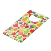 Frucht Geldbeutel Flaschenöffner (Vorderseite Schrägansicht)