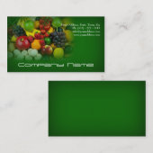 Frucht-Gemüse/gesundes Leben/vegetarische Karte (Vorne/Hinten)