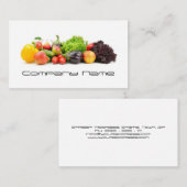 Frucht-Gemüse/gesundes Leben/vegetarische Karte (Vorne/Hinten)