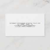 Frucht-Gemüse/gesundes Leben/vegetarische Karte (Rückseite)