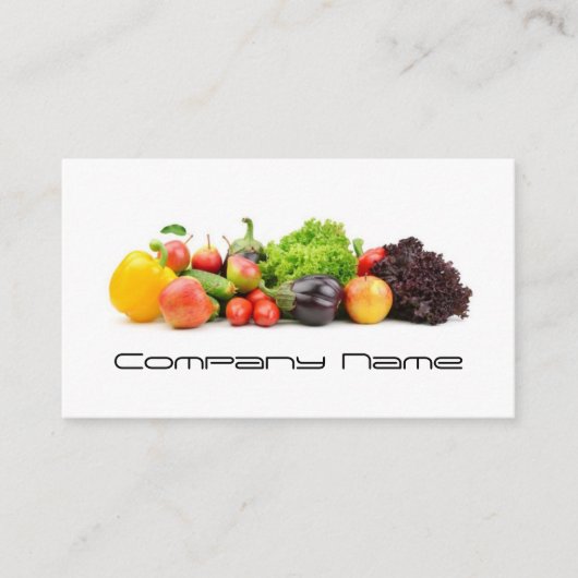 Frucht-Gemüse/gesundes Leben/vegetarische Karte (Vorderseite)