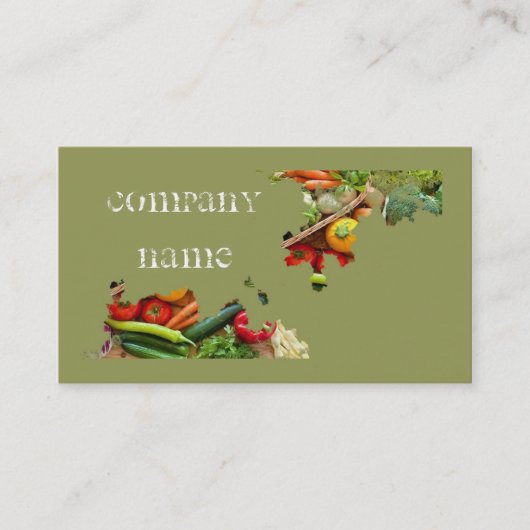 Frucht-Gemüse/gesundes Leben/vegetarische Karte (Vorderseite)