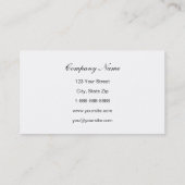 Frucht - Gemüse in den Wasser-Visitenkarten Visitenkarte (Rückseite)