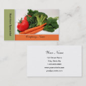 Frucht - GemüseVisitenkarten - Grenze Visitenkarte (Vorne/Hinten)