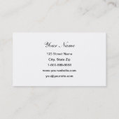 Frucht - GemüseVisitenkarten - Grenze Visitenkarte (Rückseite)