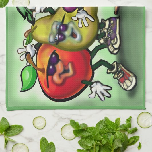 Frucht Geschirrtuch (Gefaltet)