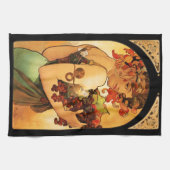 Frucht-Geschirrtuch Alphonse Mucha Handtuch (Horizontal)