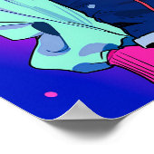 Frucht Girl Art Poster (Ecke)