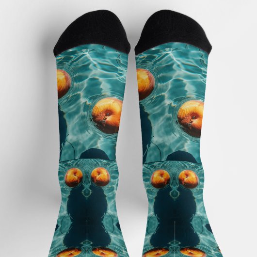 Frucht im Wasser 3D-Styling Socken (Oben)