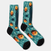 Frucht im Wasser 3D-Styling Socken (Rechts)