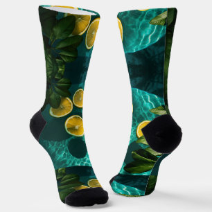 Frucht im Wasser 3D-Styling Socken