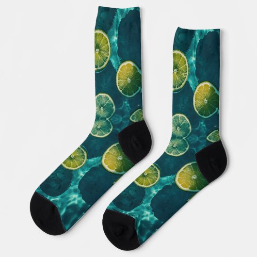 Frucht im Wasser 3D-Styling Socken (Linkes Detail)