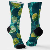 Frucht im Wasser 3D-Styling Socken (Gewinkelt)