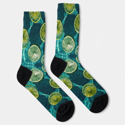 Frucht im Wasser 3D-Styling Socken (Rechts)