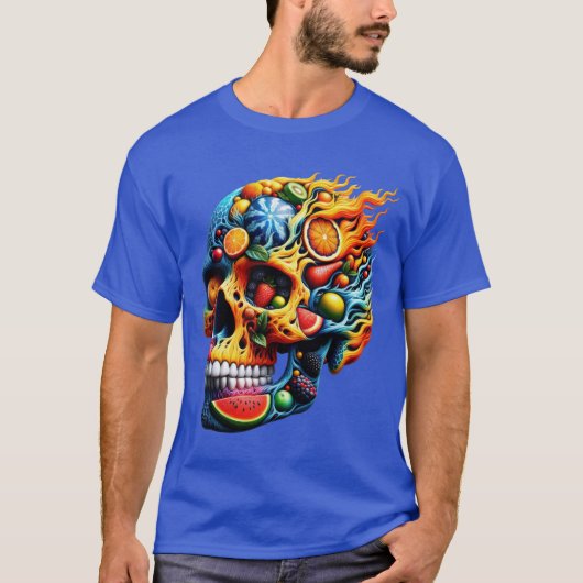 Frucht Inferno Skull T-Shirt (Vorderseite)