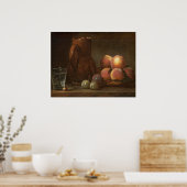 Frucht, Jug & Glass - Jean-Siméon Chardin Kunst Poster (Küche)