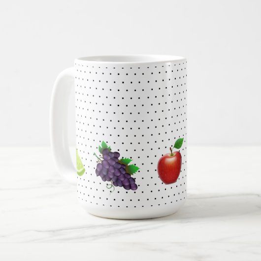 Frucht Kaffeetasse (Vorderseite Links)