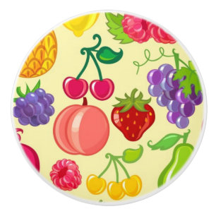 Frucht Keramikknauf