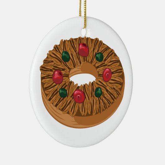 Frucht-Kuchen Keramik Ornament (Rechts)