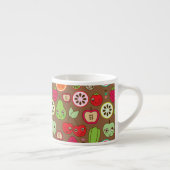 Frucht-Küchen-Muster Espressotasse (Rechts)