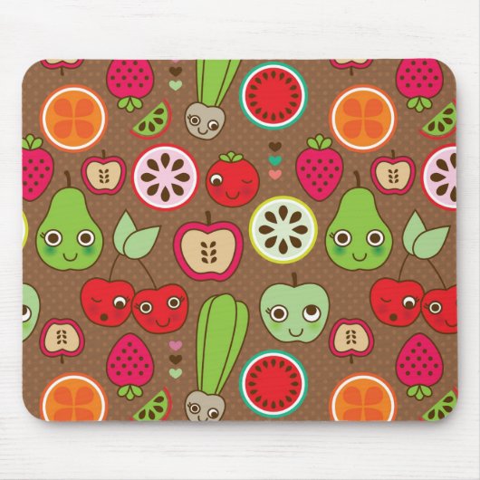 Frucht-Küchen-Muster Mousepad (Vorne)