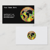 Frucht-Kugel, Ihr Name hier, Visitenkarte (Vorne/Hinten)